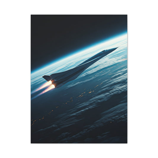 Hypersonic Spacecraft Speed Flight Wall Art & Canvas Prints