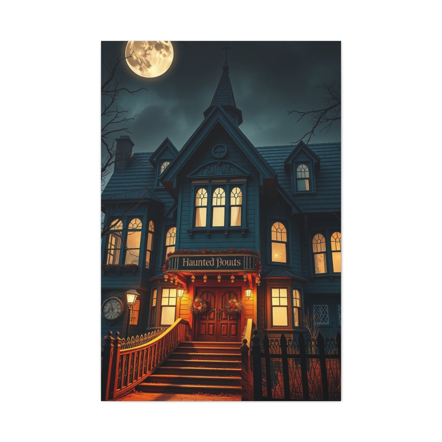 Elite Haunted House Art Vision Wall Art & Canvas Print