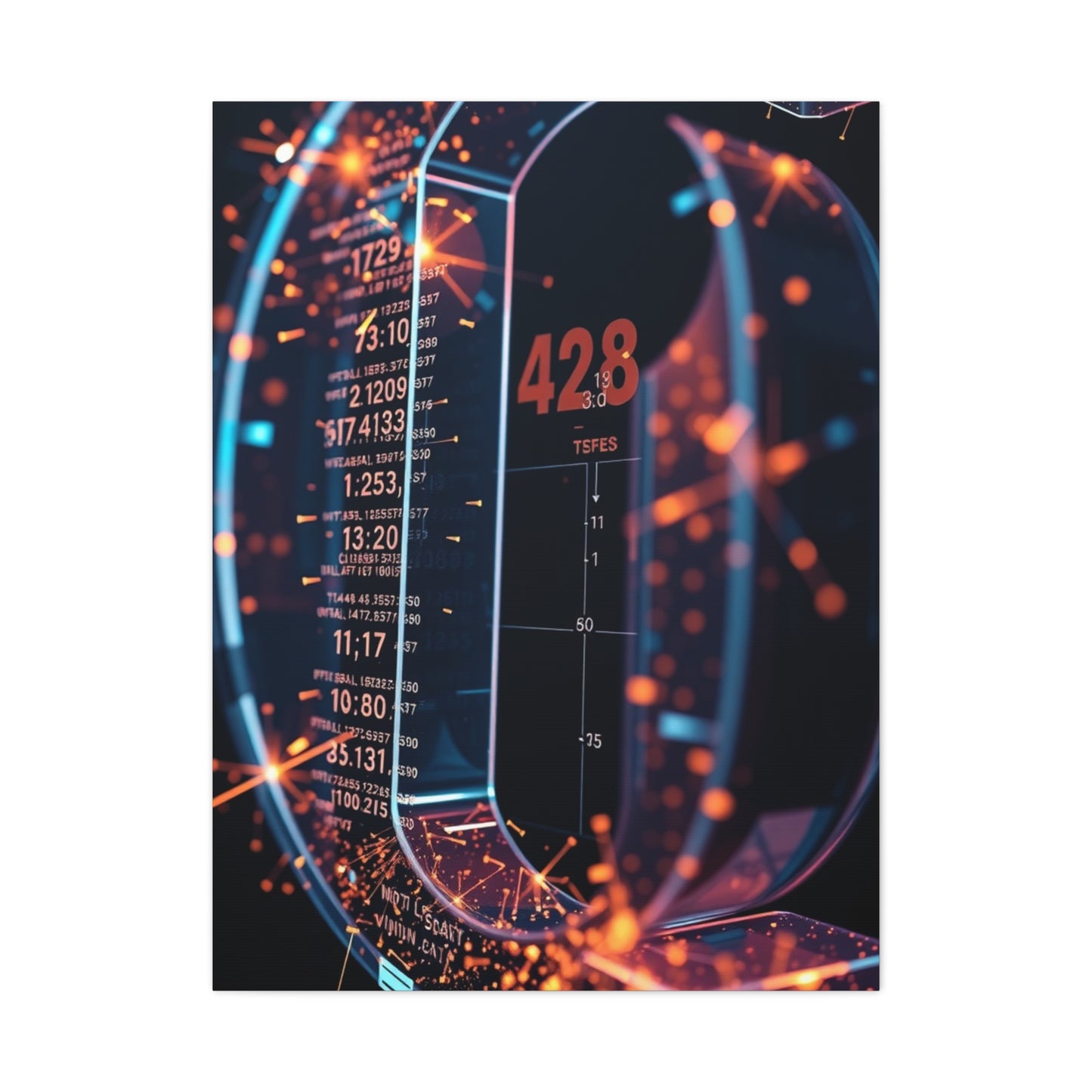 Numbers Art Luxury Canvas Wall Art & Canvas Print