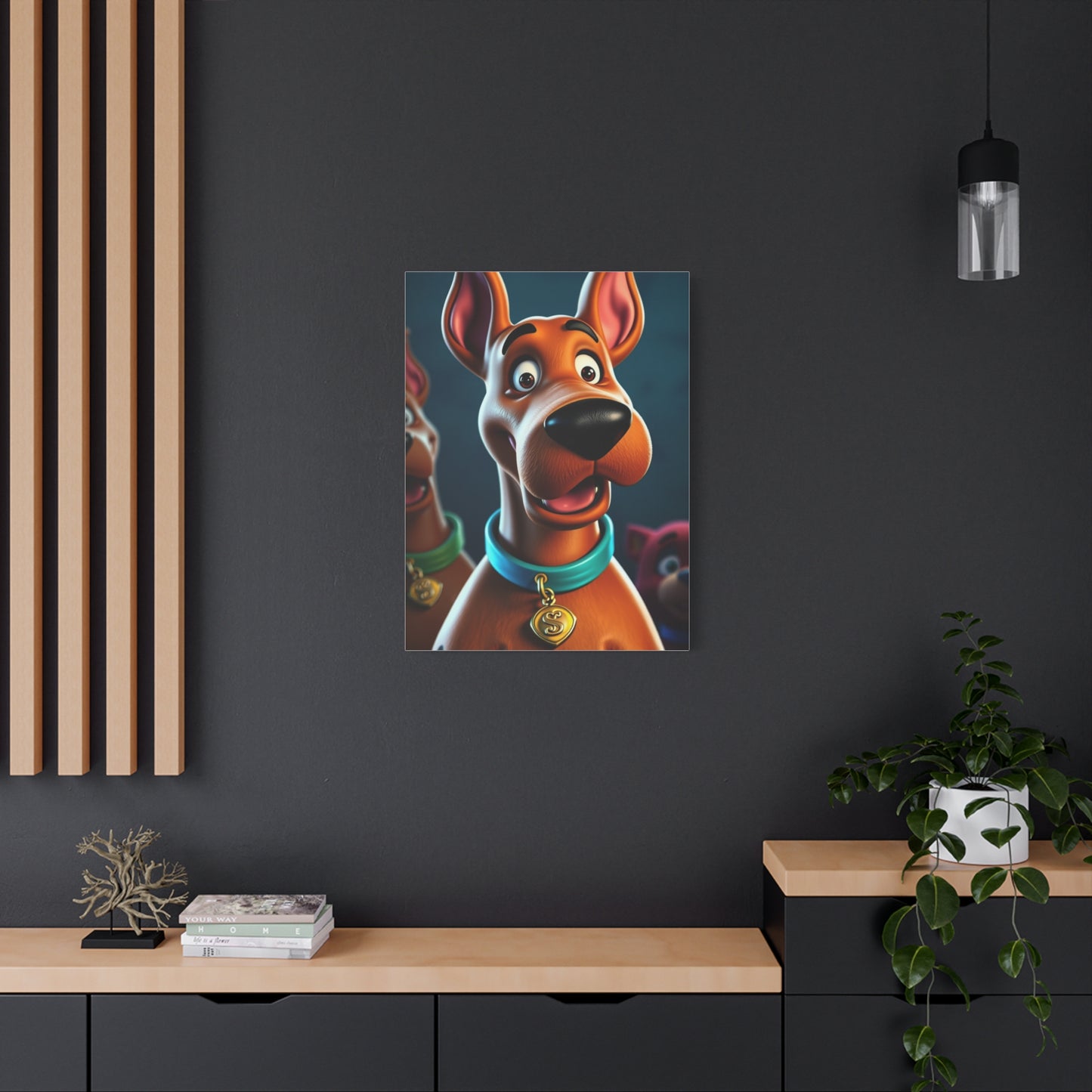 Scooby-Doo (TV Series) Characters Art Refined Canvas Wall Art & Canvas Print