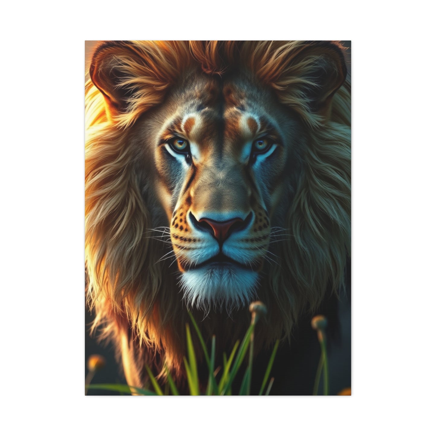 Lions Command Canvas Wall Art & Canvas Print