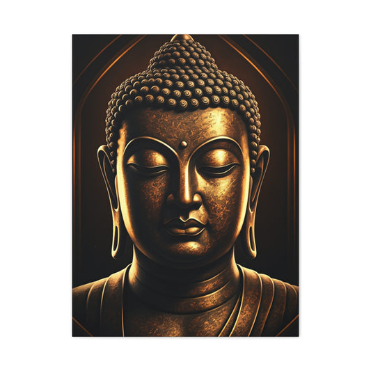 Classic Enlightened Buddha Close-Up Wall Art & Canvas Prints