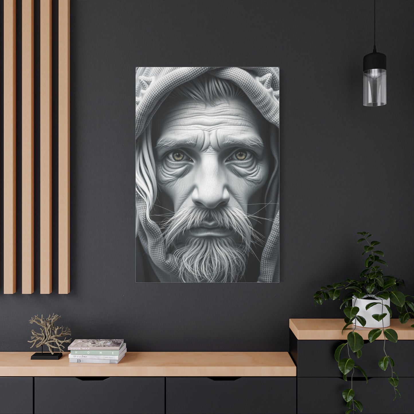 Collection Gray & White Art Art Wall Art & Canvas Print