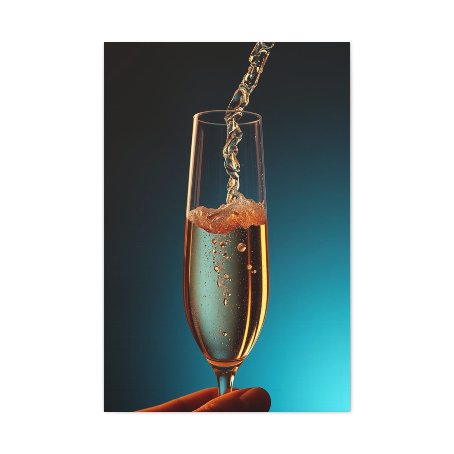 Masterpiece Champagne Art Vision Wall Art & Canvas Print