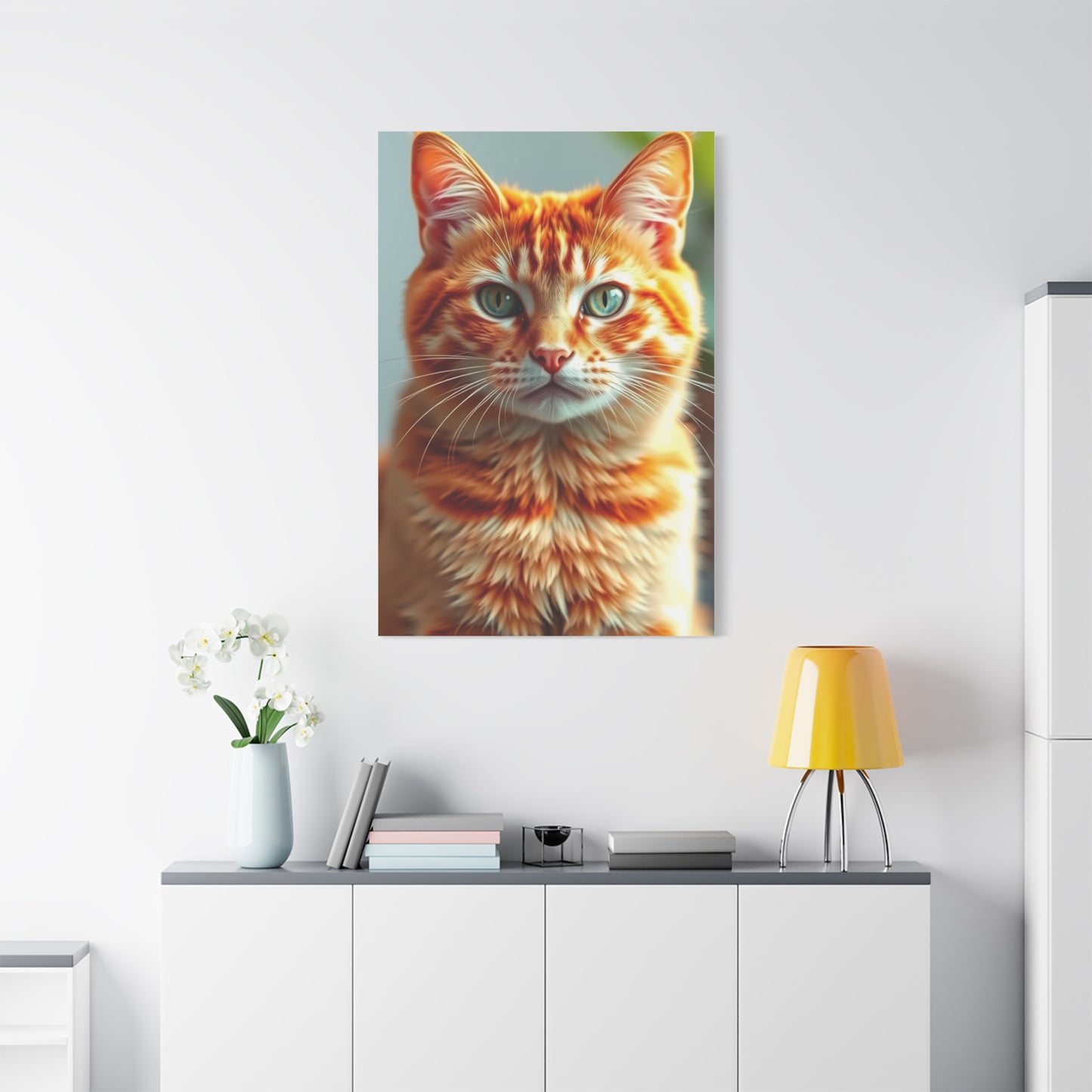 Orange Cat Art Supreme Gallery Wall Art & Canvas Print