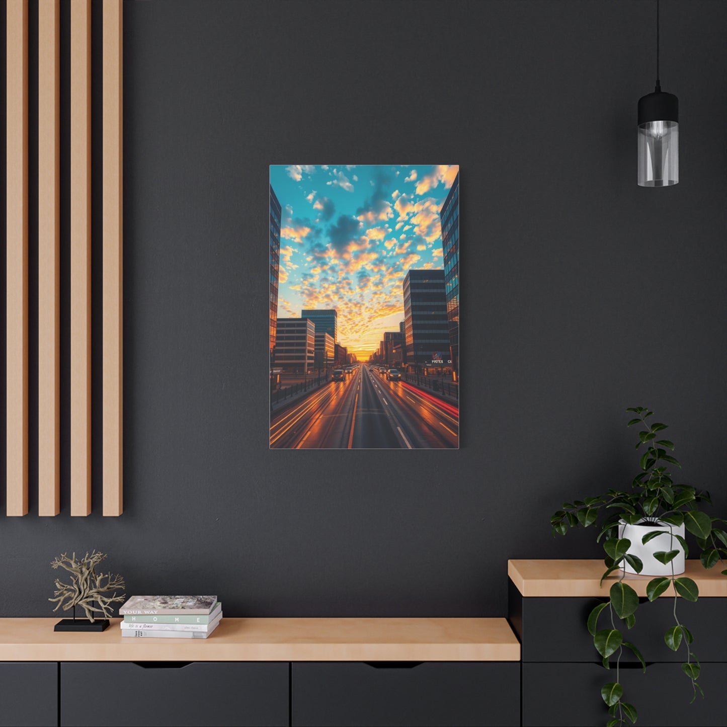 Elite Michigan Sky Media Art Vision Wall Art & Canvas Print