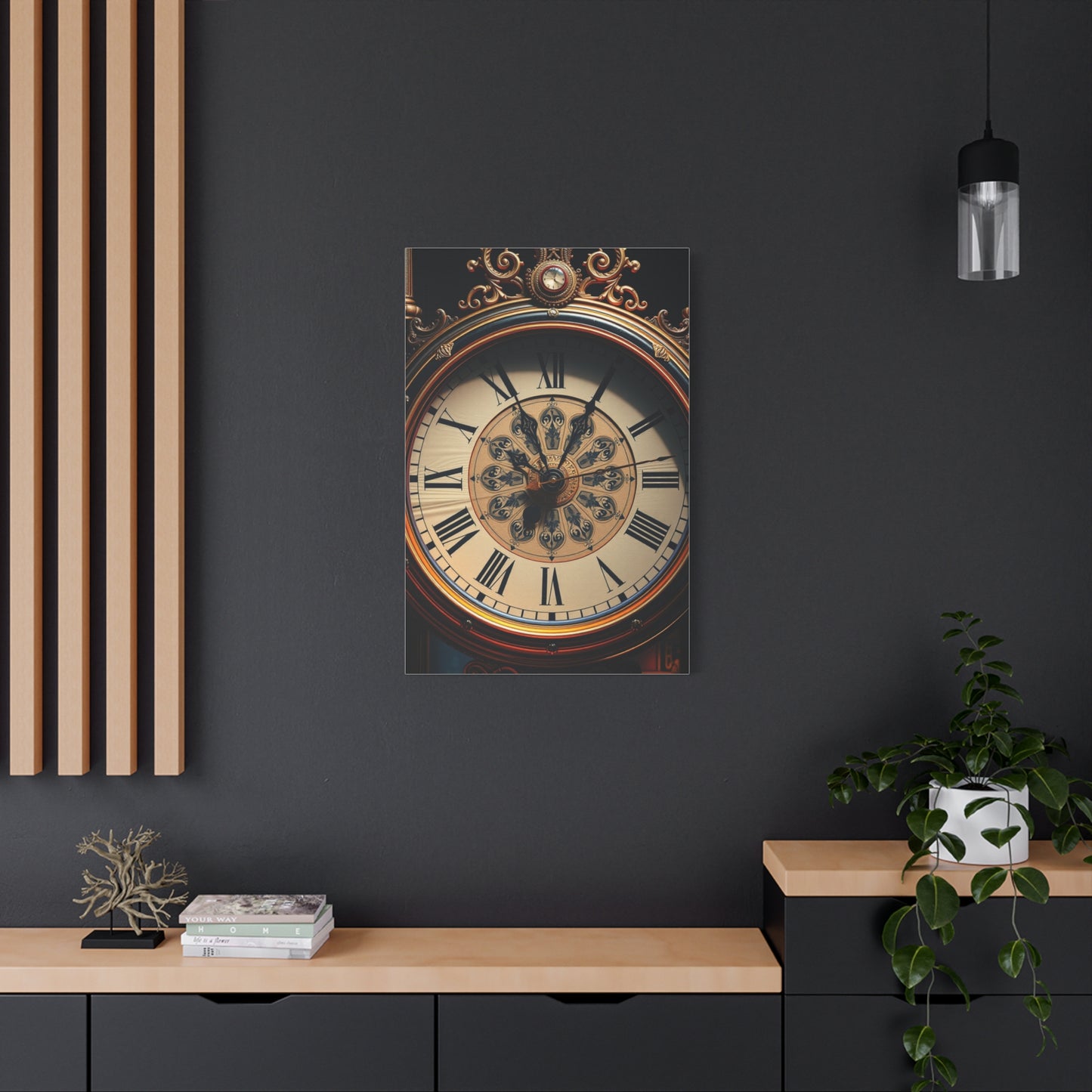Masterpiece Clock Art Vision Wall Art & Canvas Print