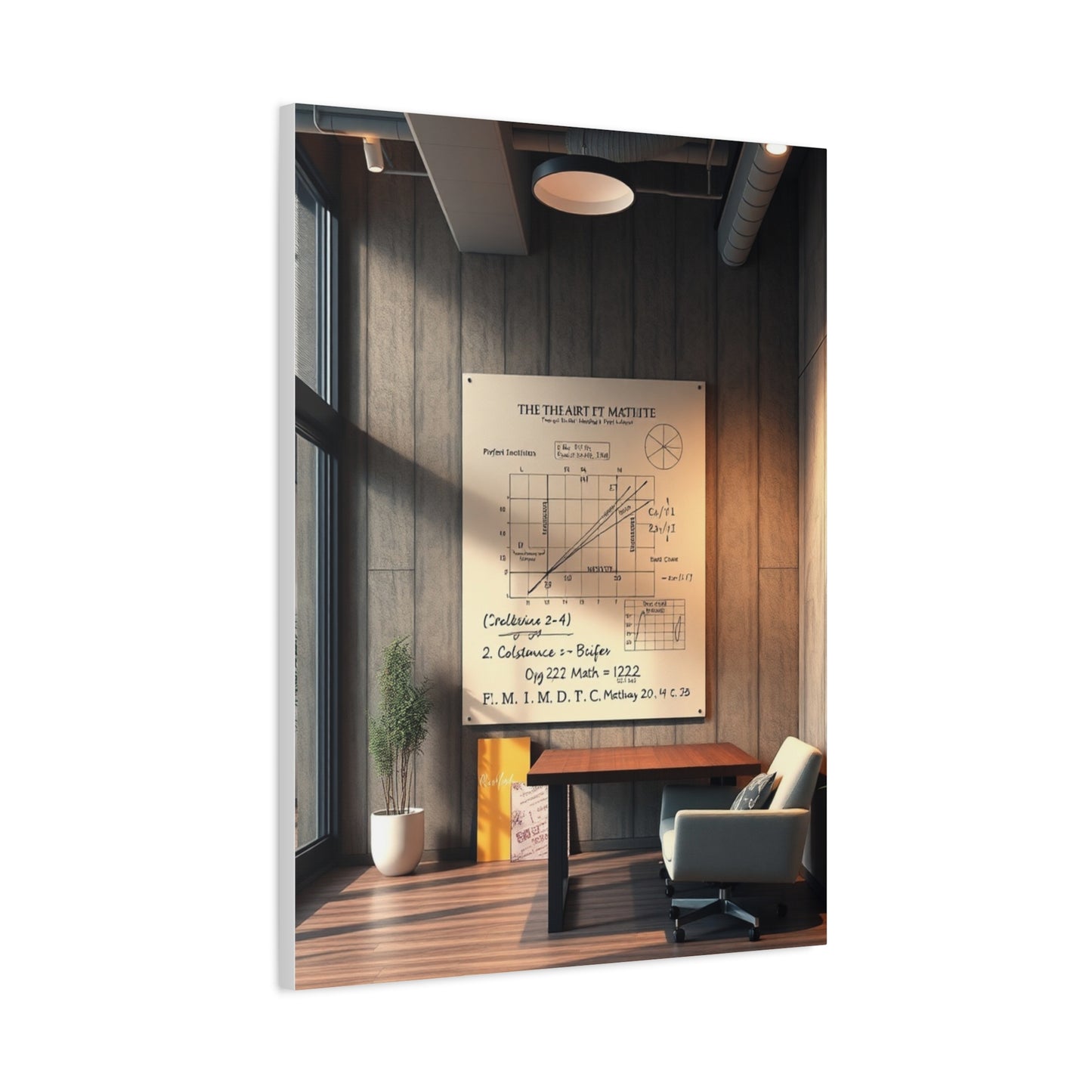 Supreme Modern Math Art for Creative Spaces Collection Wall Art & Canvas Print
