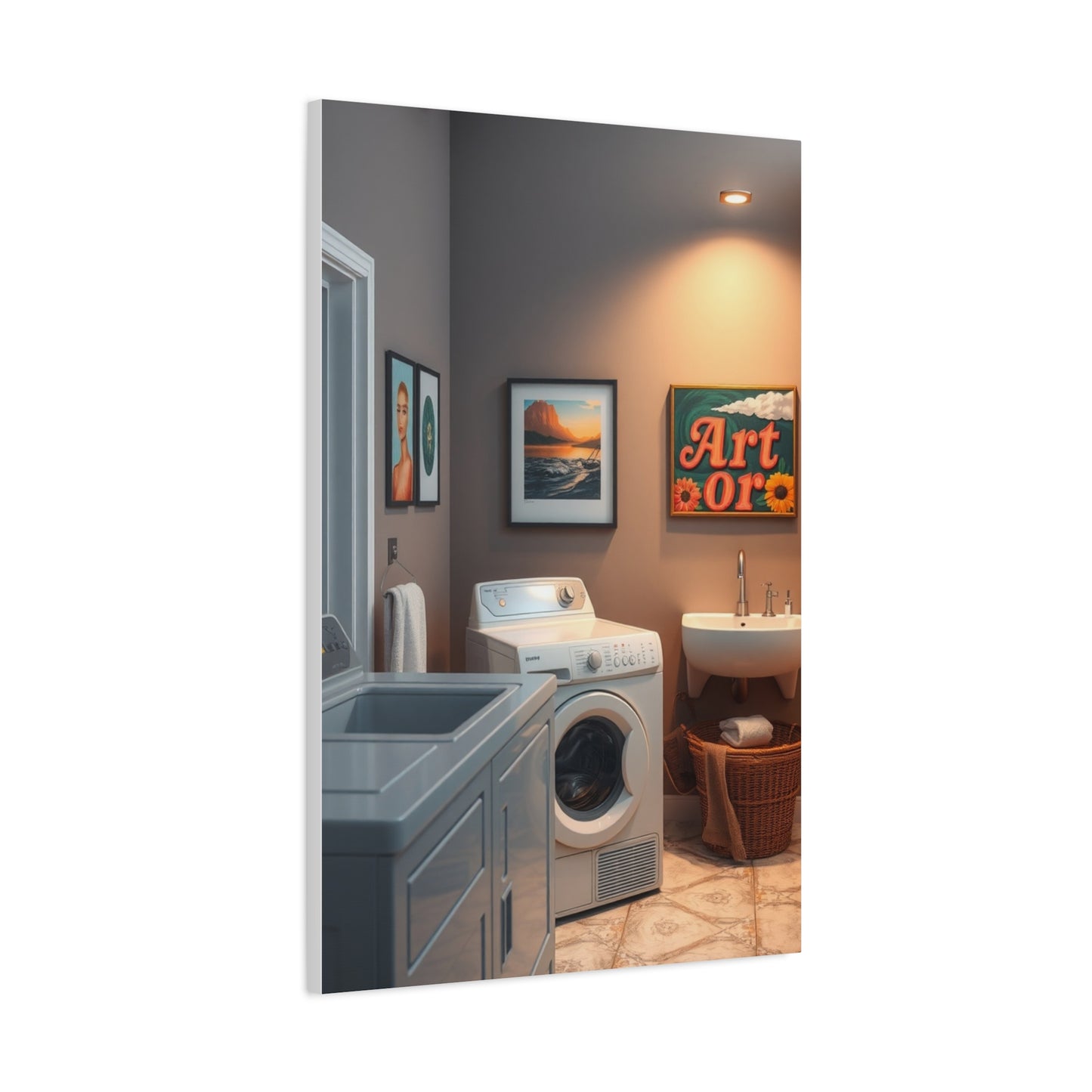 Laundry Room Art Refined Canvas Wall Art & Canvas Print