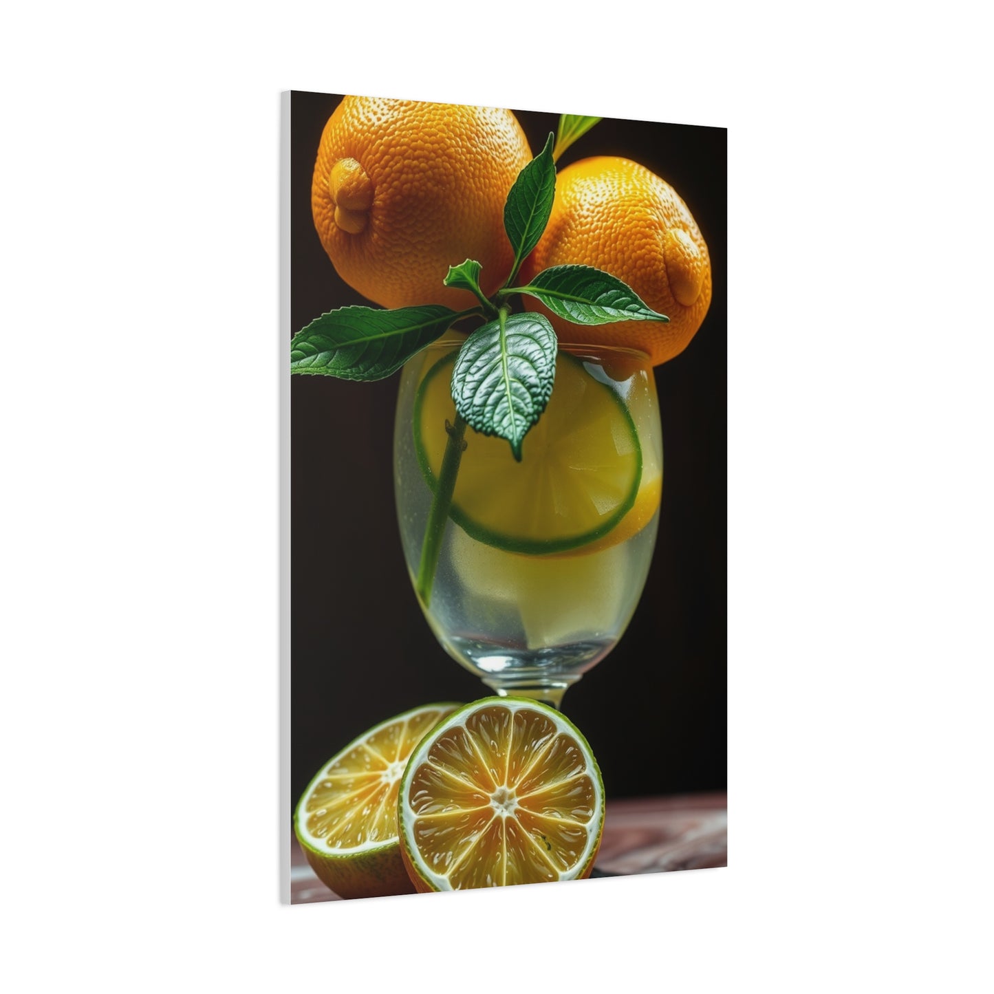 Masterpiece Lemon & Lime Art Vision Wall Art & Canvas Print