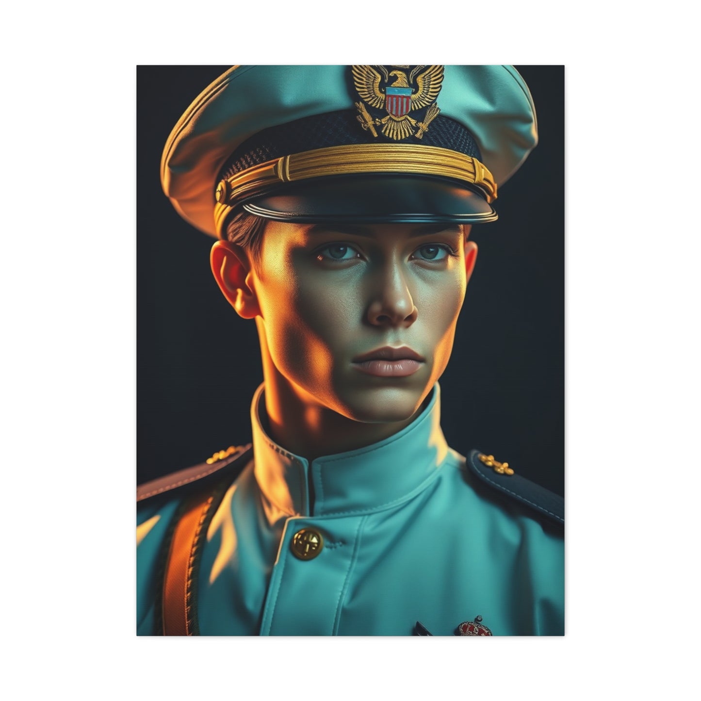 Masterpiece Navy (Military) Art Vision Wall Art & Canvas Print