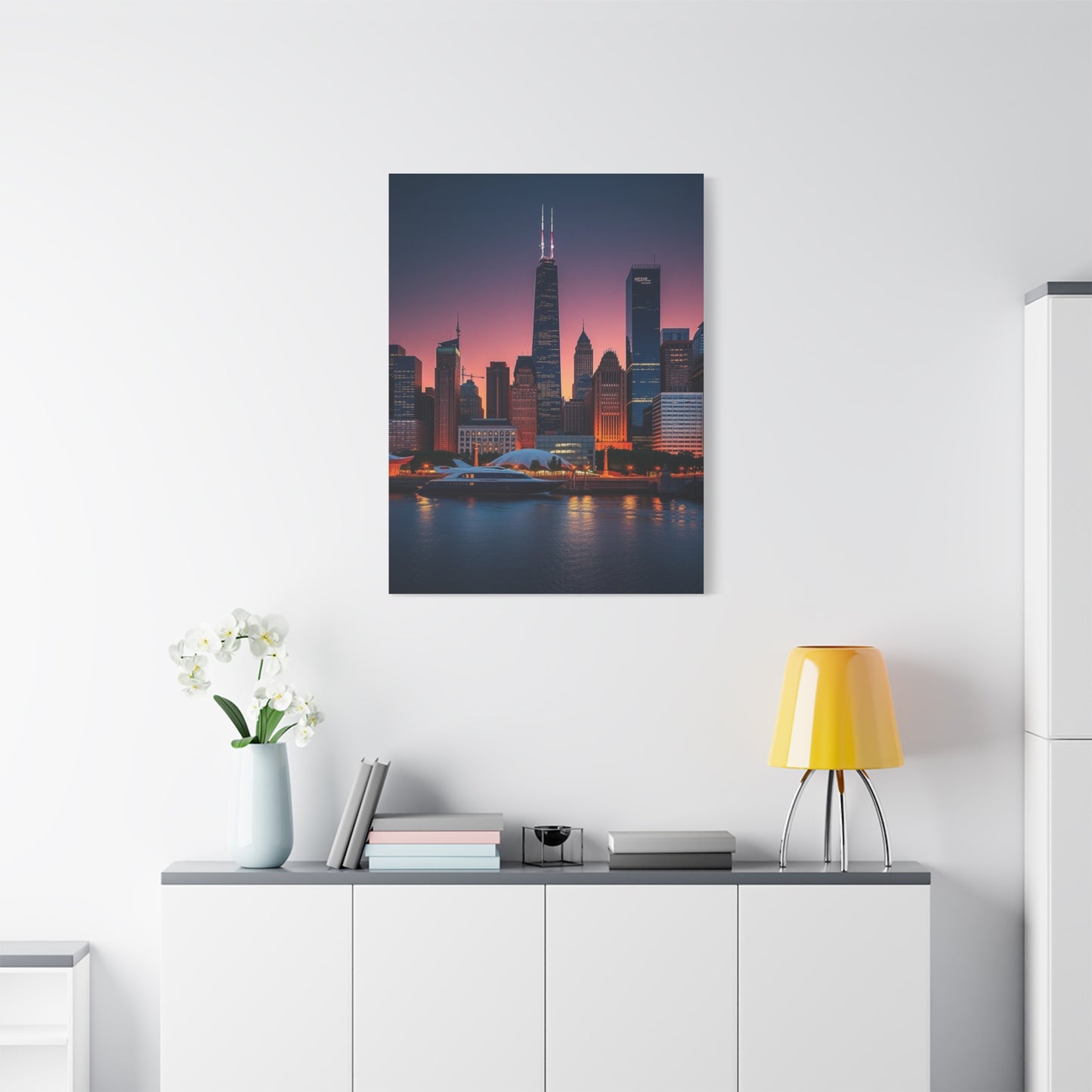 Elite Chicago Skylines Art Vision Wall Art & Canvas Print