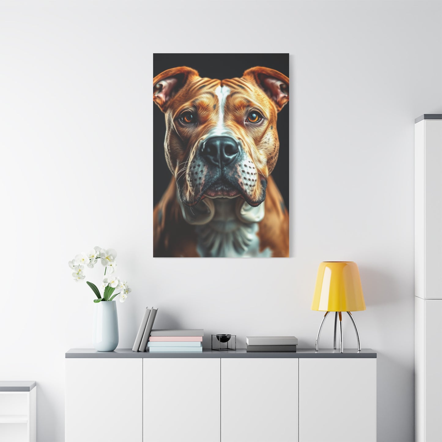 Pit Bull Art Luxury Canvas Wall Art & Canvas Print