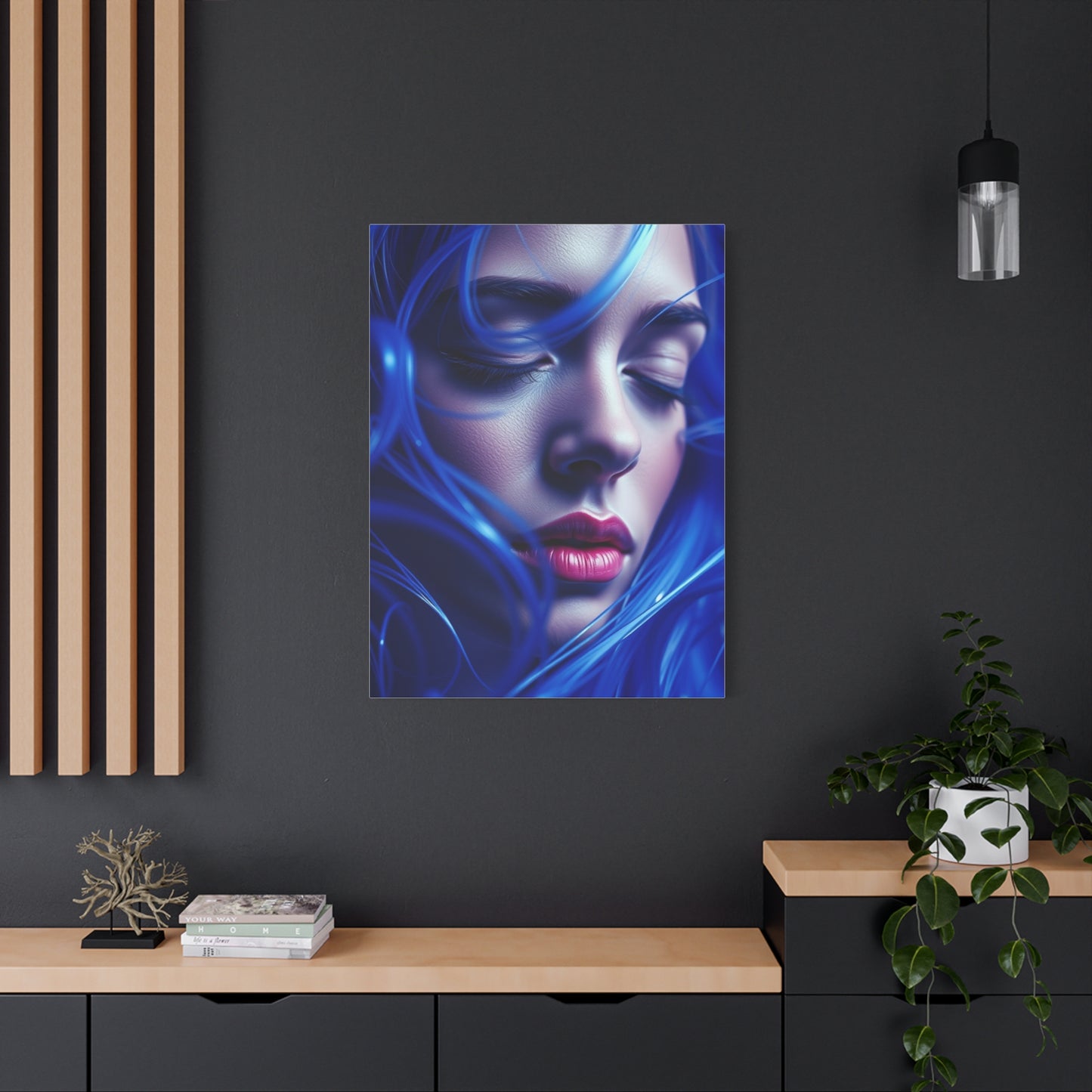 Supreme Blue Music Art Collection Wall Art & Canvas Print