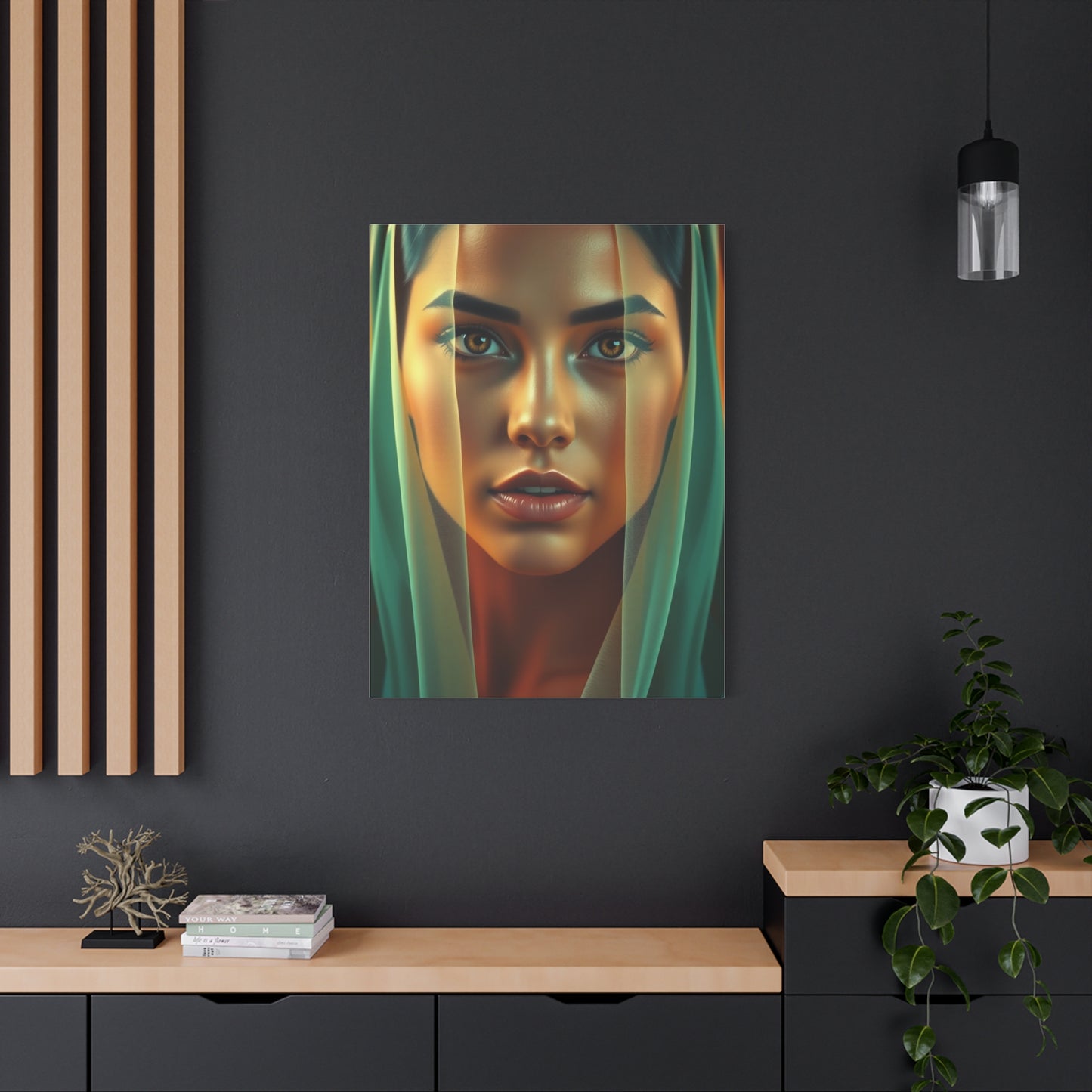 Female Portrait Art Luxury Canvas Wall Art & Canvas Print