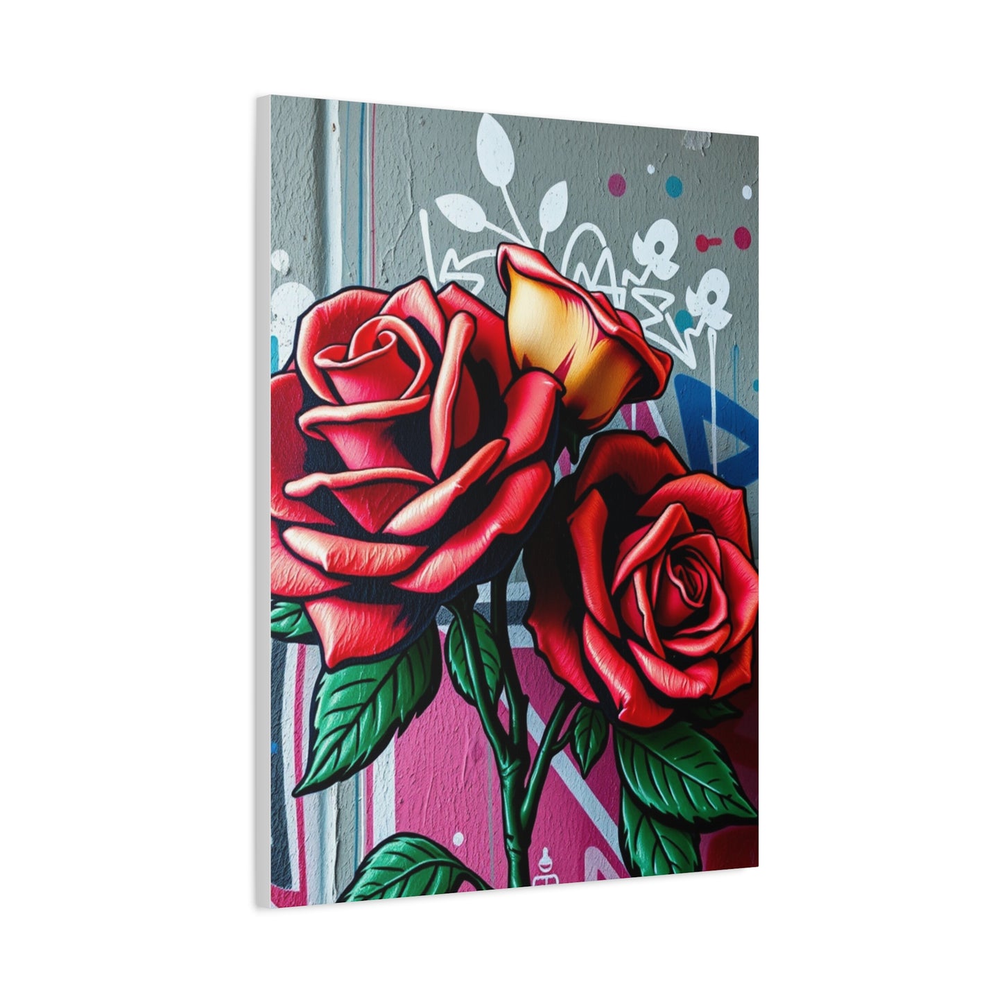 Graffiti Rose Opus Wall Art & Canvas Print