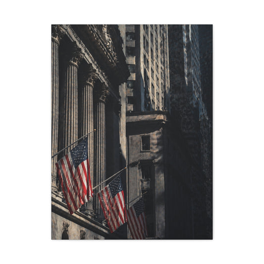 Financial District Architectural Study Wall Art & Canvas Print