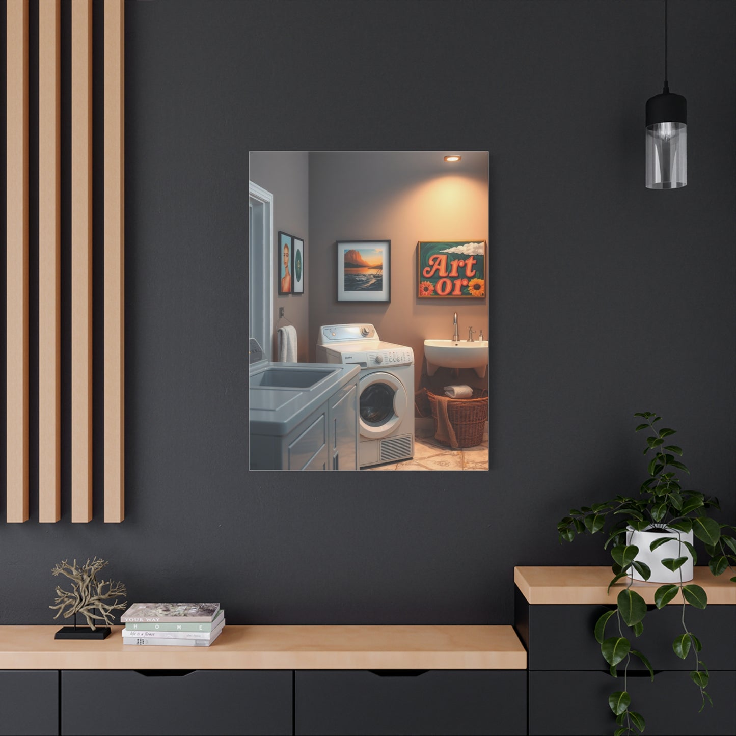 Laundry Room Art Refined Canvas Wall Art & Canvas Print