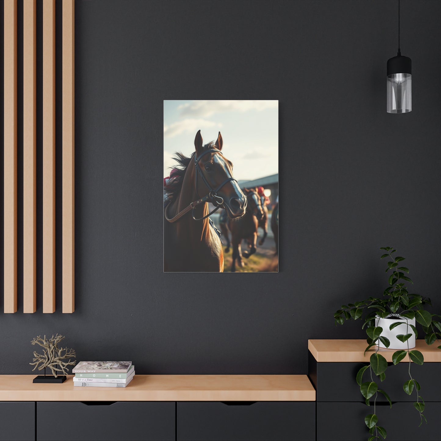 Masterpiece Horse Racing Art Vision Wall Art & Canvas Print