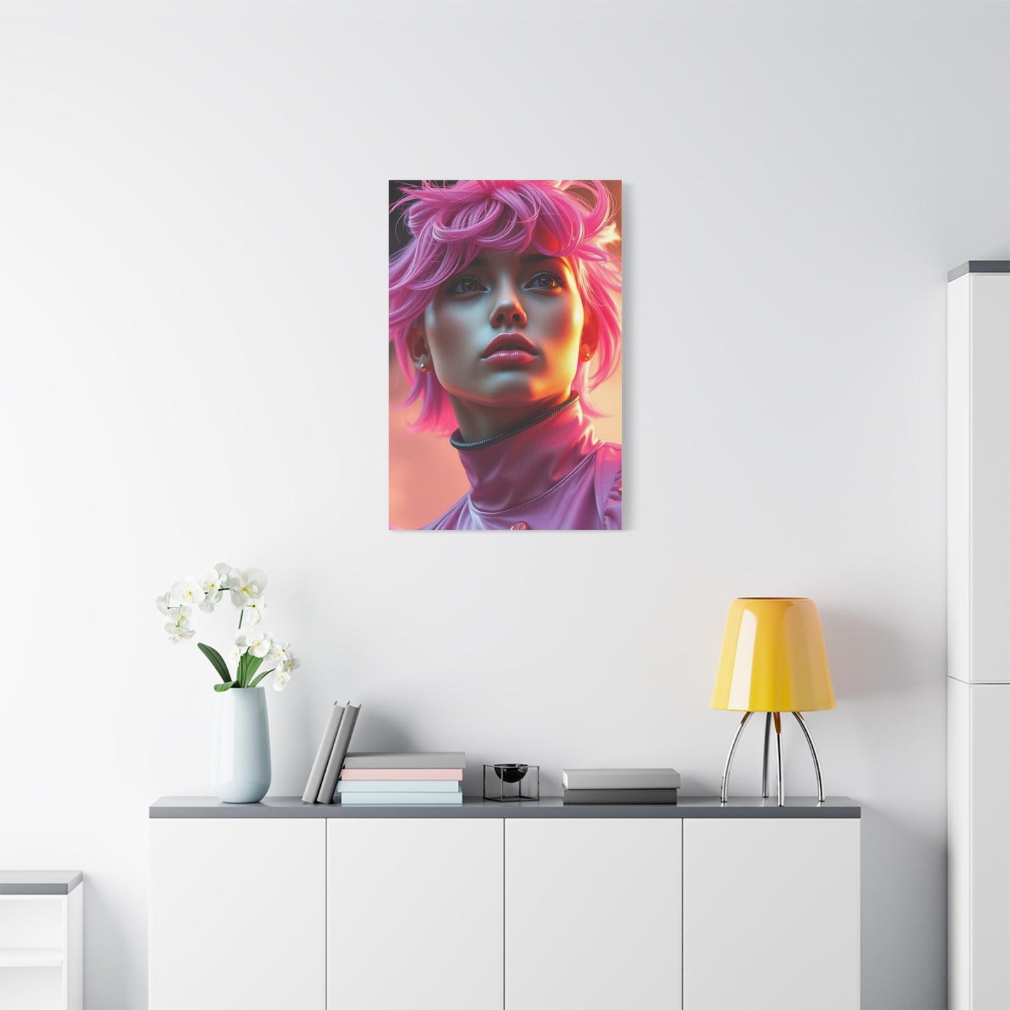 Supreme Gold & Pink Art Collection Wall Art & Canvas Print