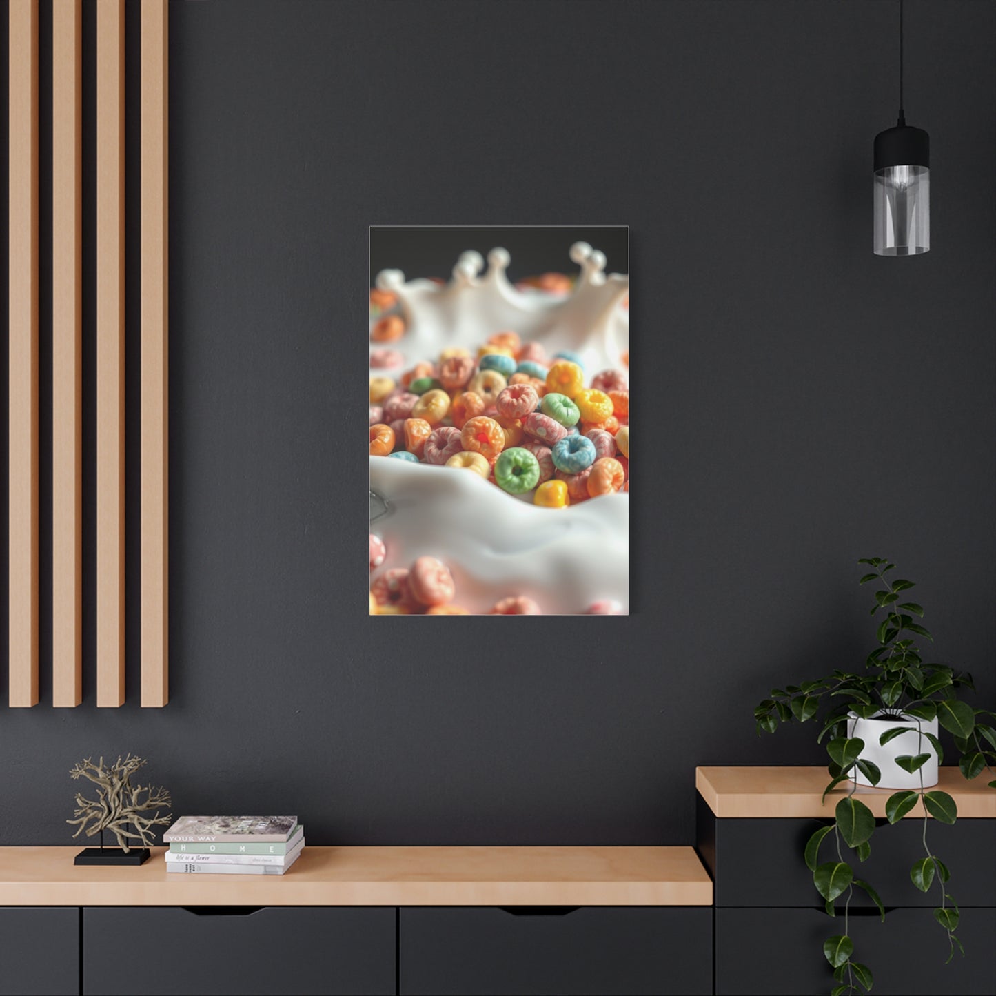 Ornate Cereal Reverie Canvas Wall Art & Canvas Print