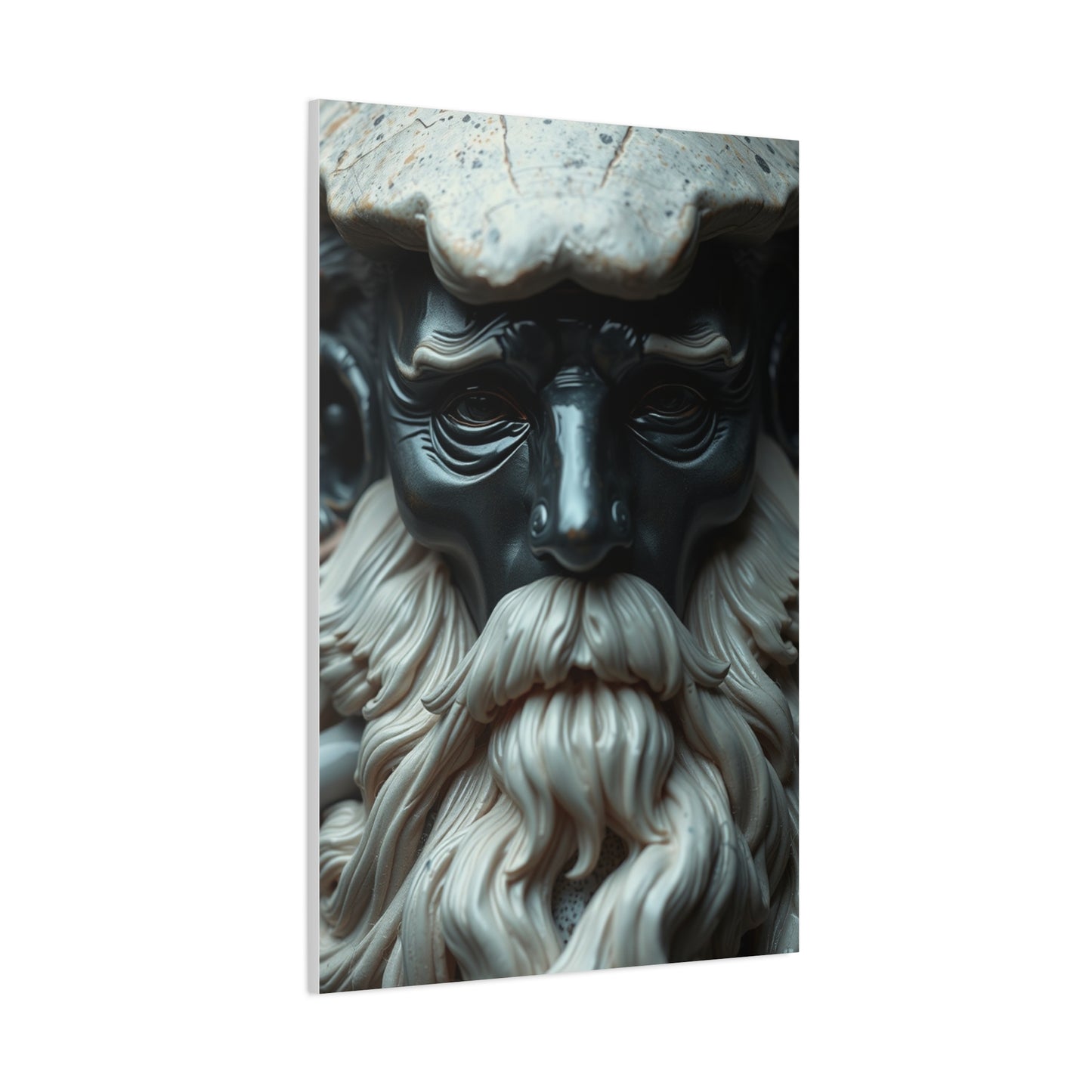 Supreme Charcoal, Onyx, and Ivory Art Collection Wall Art & Canvas Print