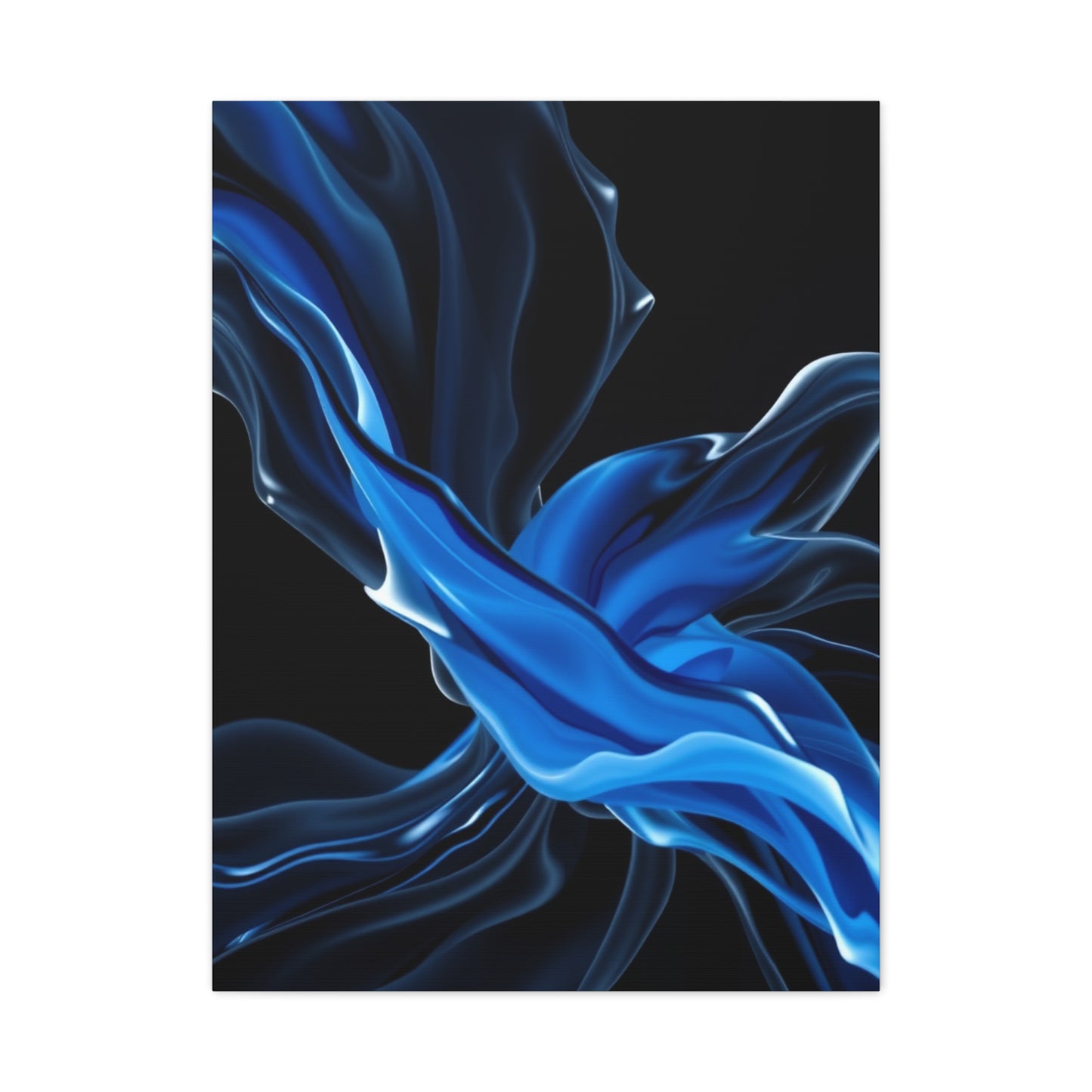 Supreme Black, White & Blue Art Collection Wall Art & Canvas Print