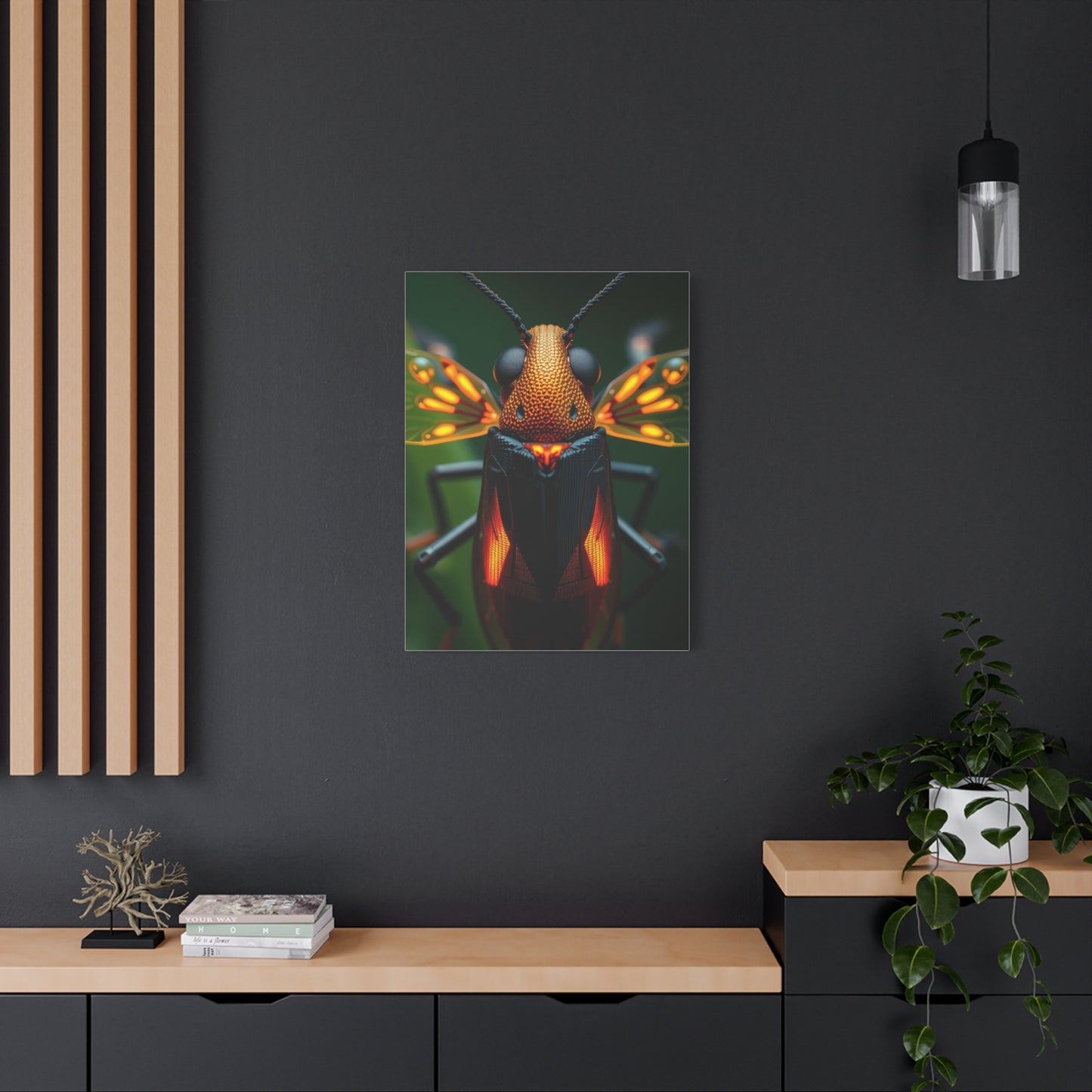 Firefly (Lighting Bug) Art Luxury Canvas Wall Art & Canvas Print
