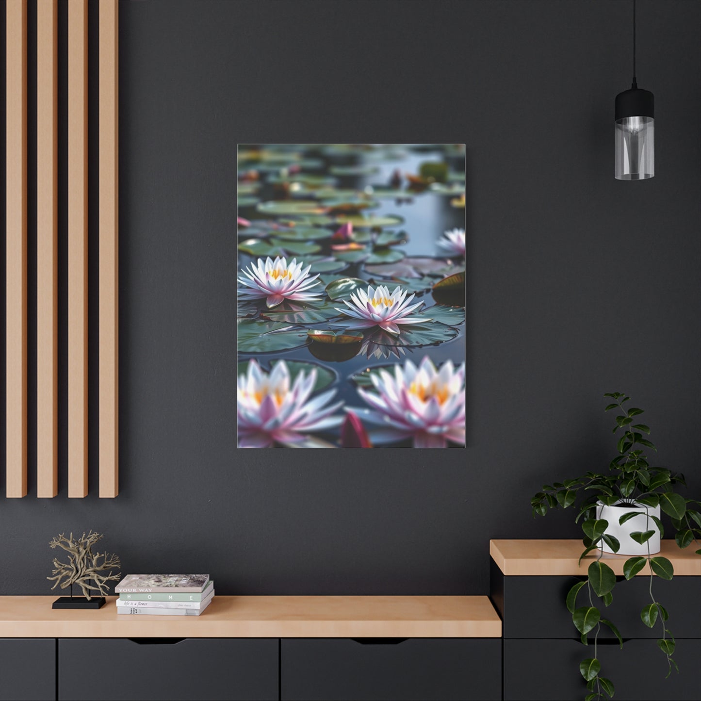 Elite Claude Monet Water Lilies Art Vision Wall Art & Canvas Print