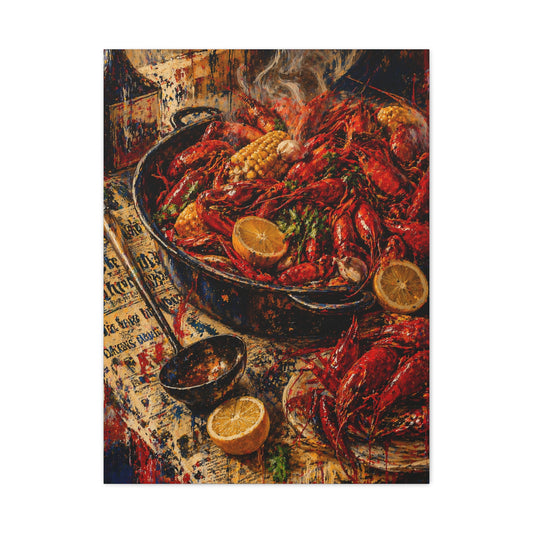 Crawfish Boil Fine Art Composition Wall Art & Canvas Print