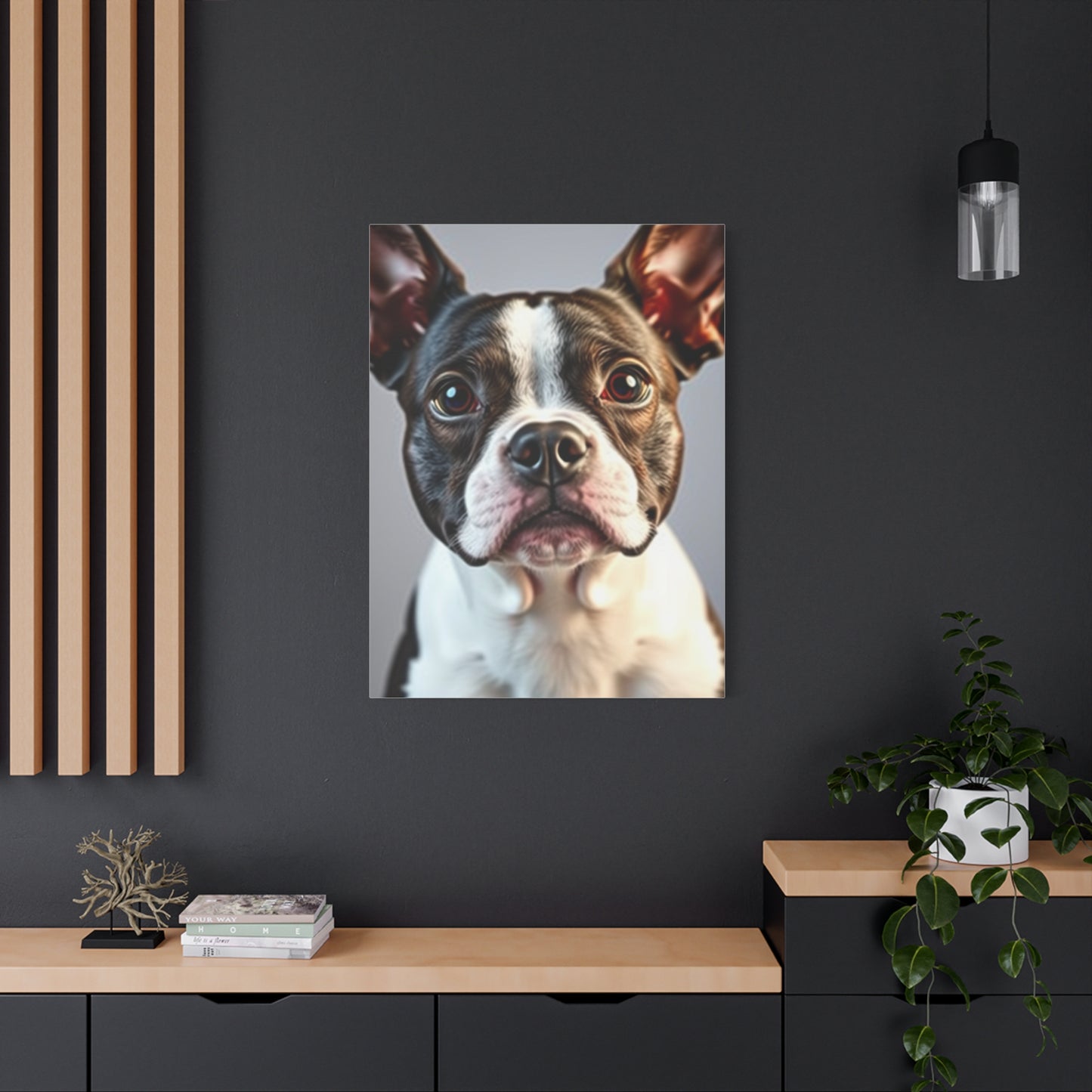Elite Boston Terrier Art Vision Wall Art & Canvas Print