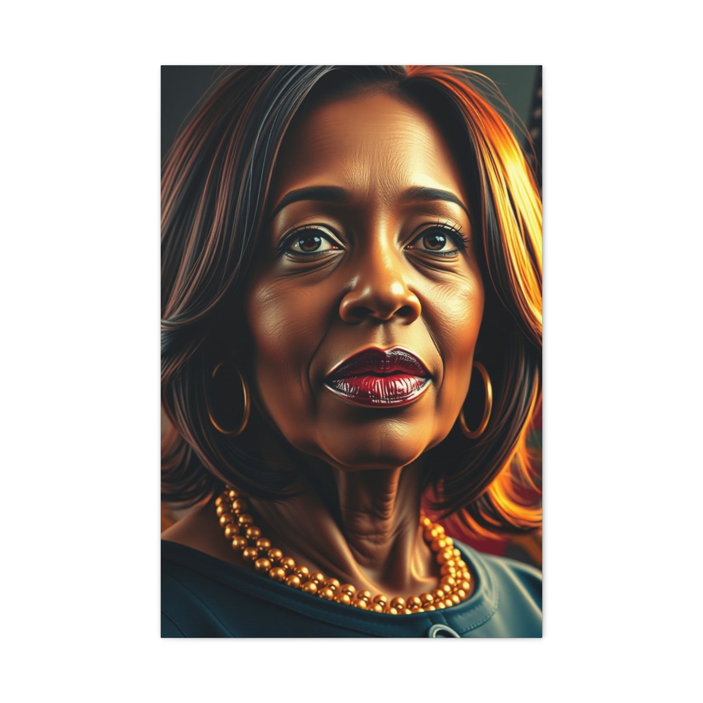 Kamala Harris Art Luxury Canvas Wall Art & Canvas Print