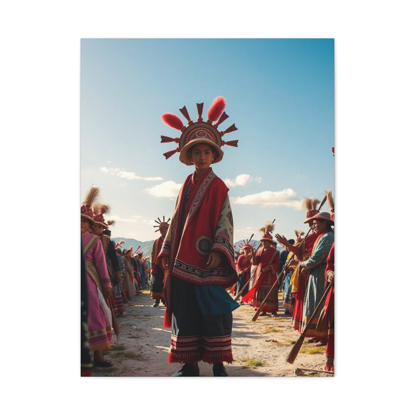 Folk Art Luxury Canvas Wall Art & Canvas Print