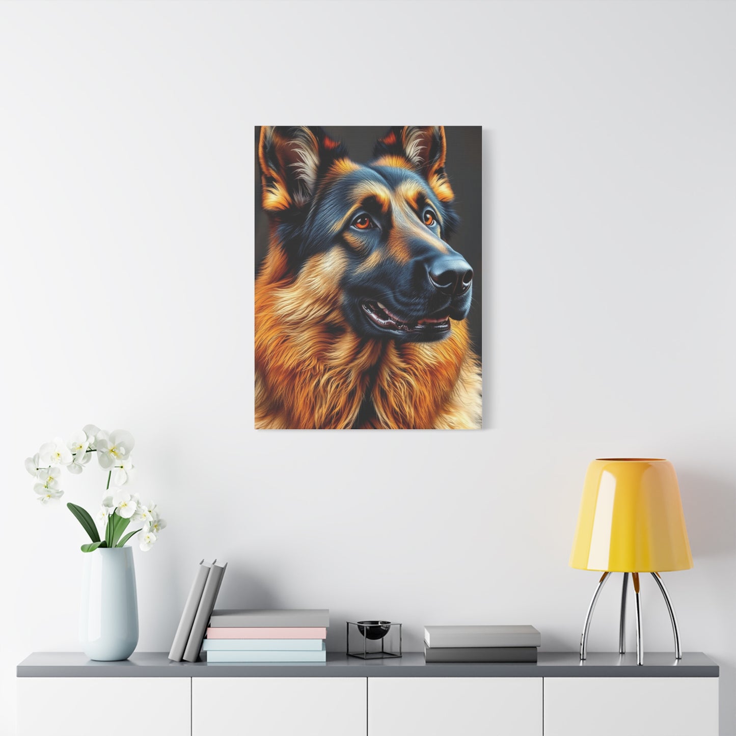 Masterpiece German Shepherd Art Vision Wall Art & Canvas Print