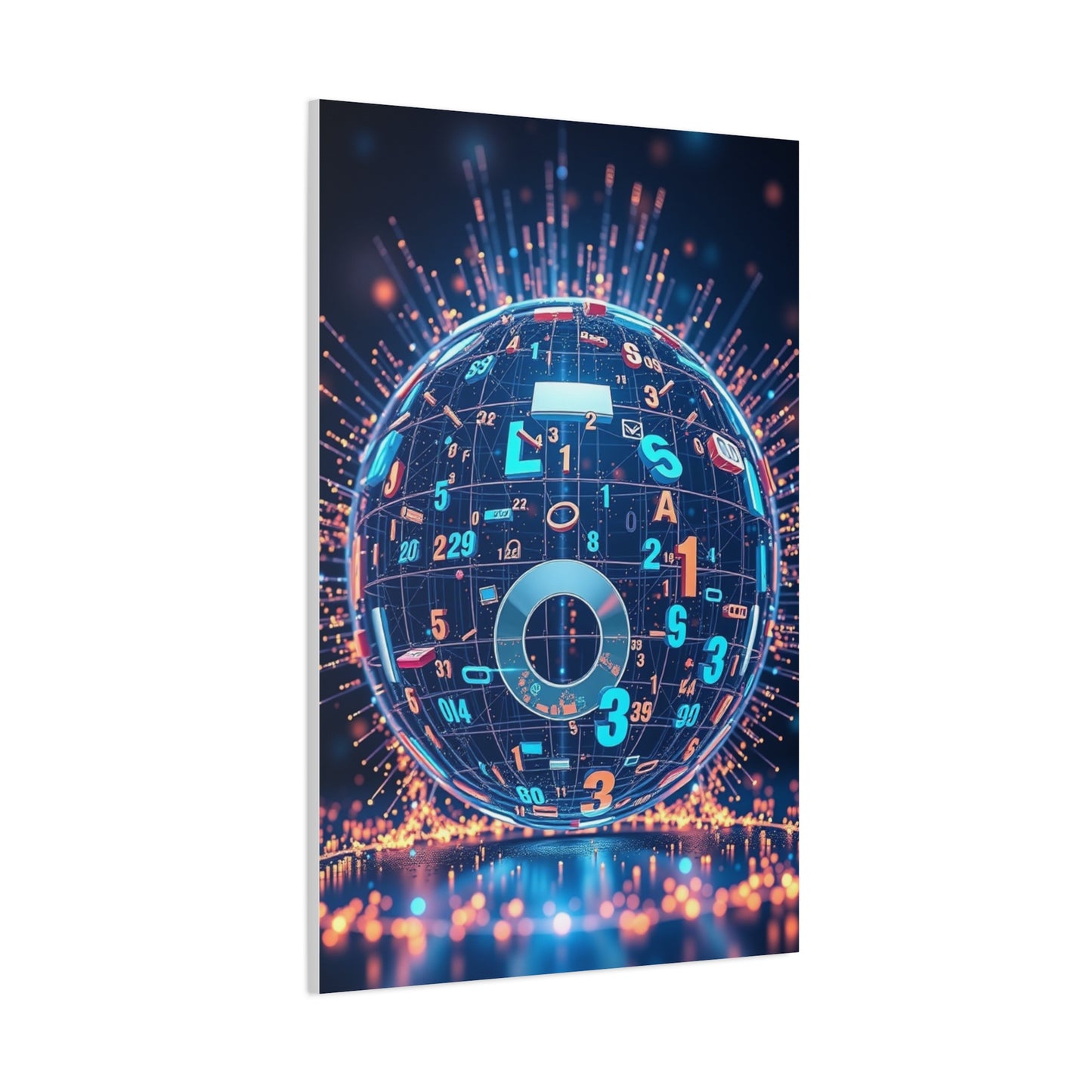 Numbers Art Refined Canvas Wall Art & Canvas Print