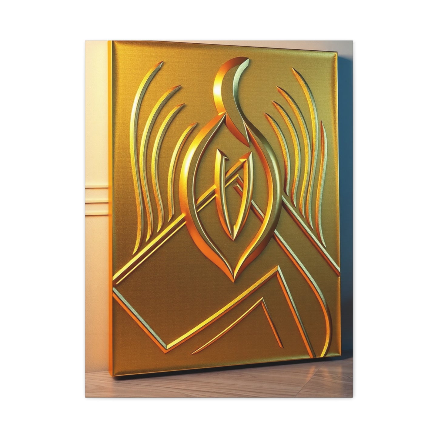 Supreme Gold & Silver Canvas Art Collection Wall Art & Canvas Print