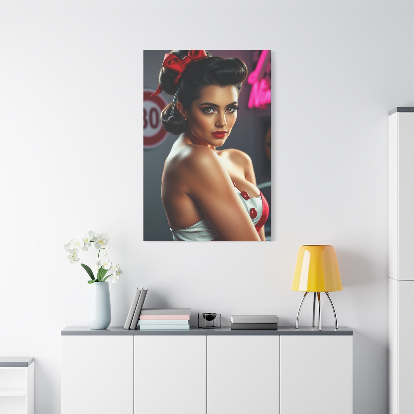 Supreme Pin-Ups Art Collection Wall Art & Canvas Print