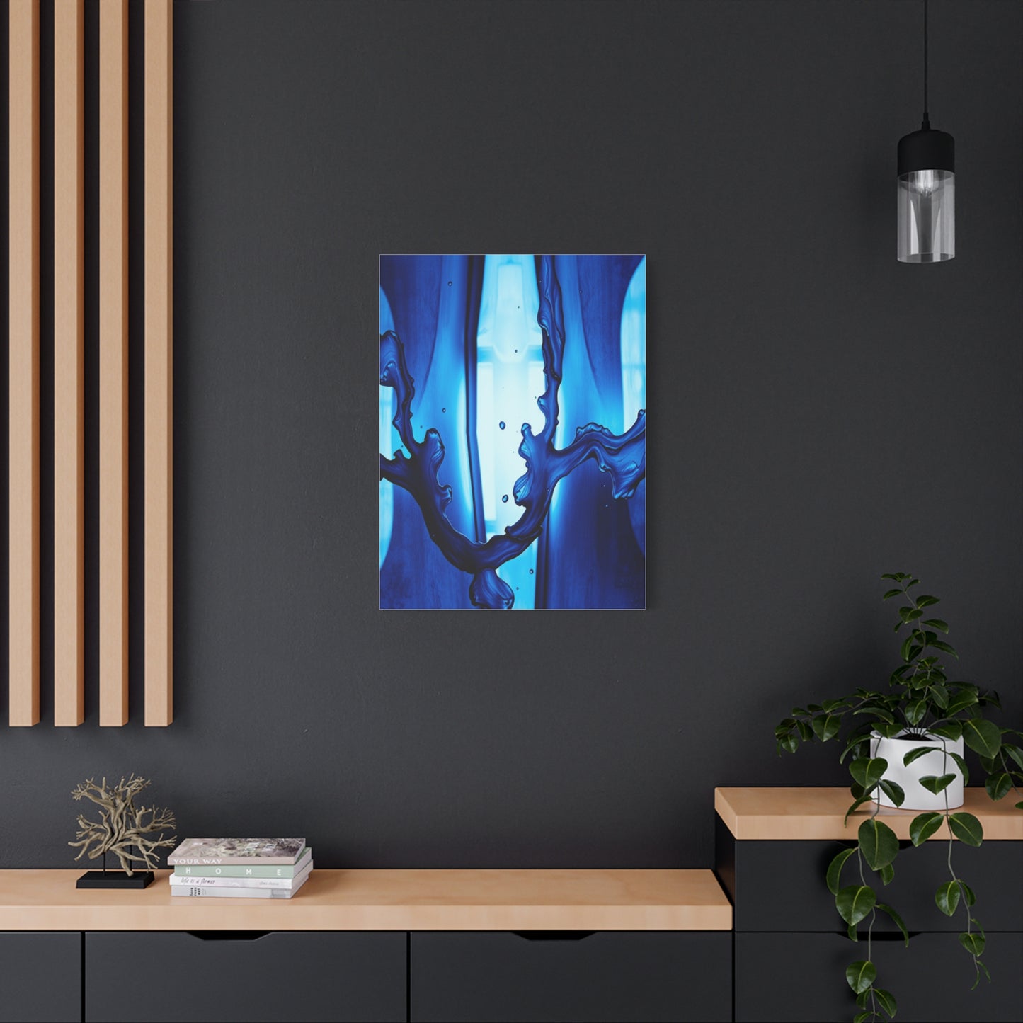 Elite Blue Abstract Art Vision Wall Art & Canvas Print