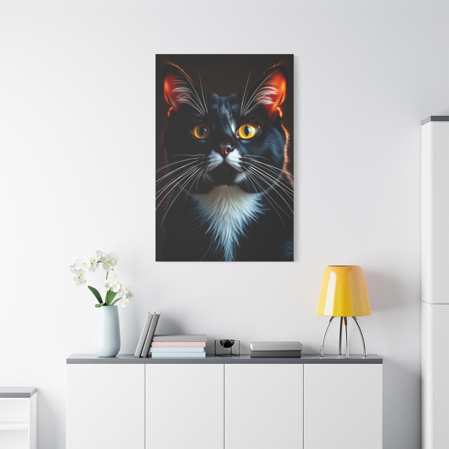 Tuxedo Cat Art Supreme Gallery Wall Art & Canvas Print
