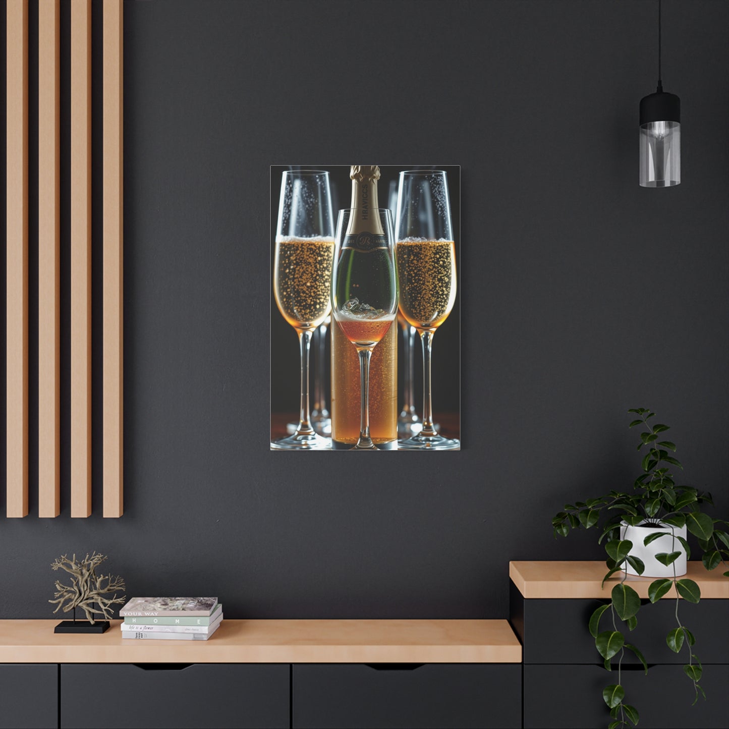 Vision Champagne Art Art Wall Art & Canvas Print