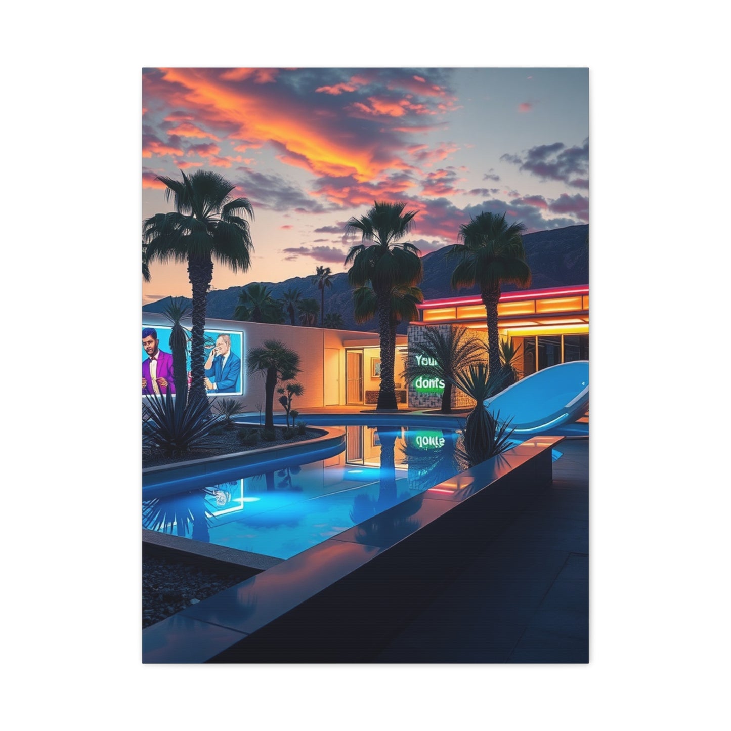 Masterpiece Palm Springs Art Vision Wall Art & Canvas Print