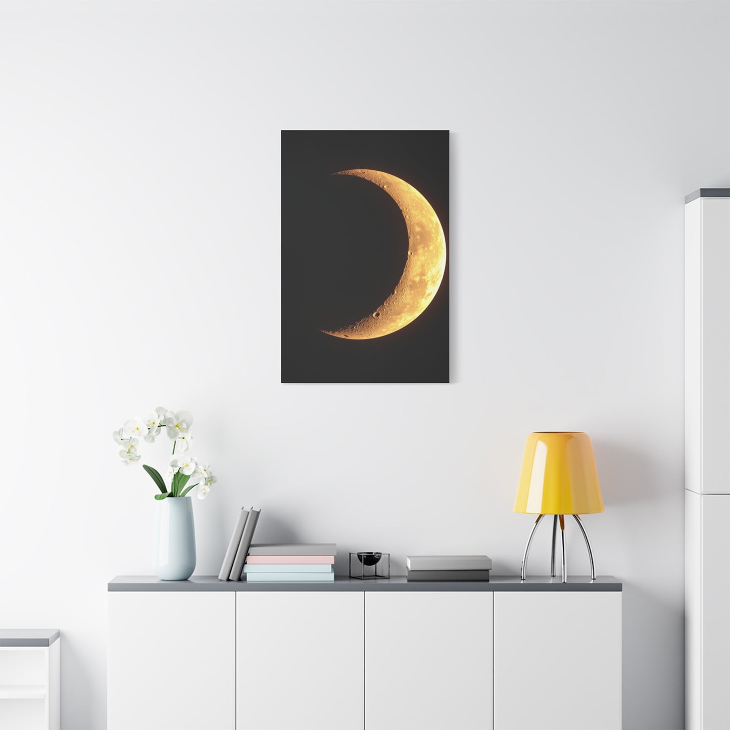 Crescent Moon Art Refined Canvas Wall Art & Canvas Print