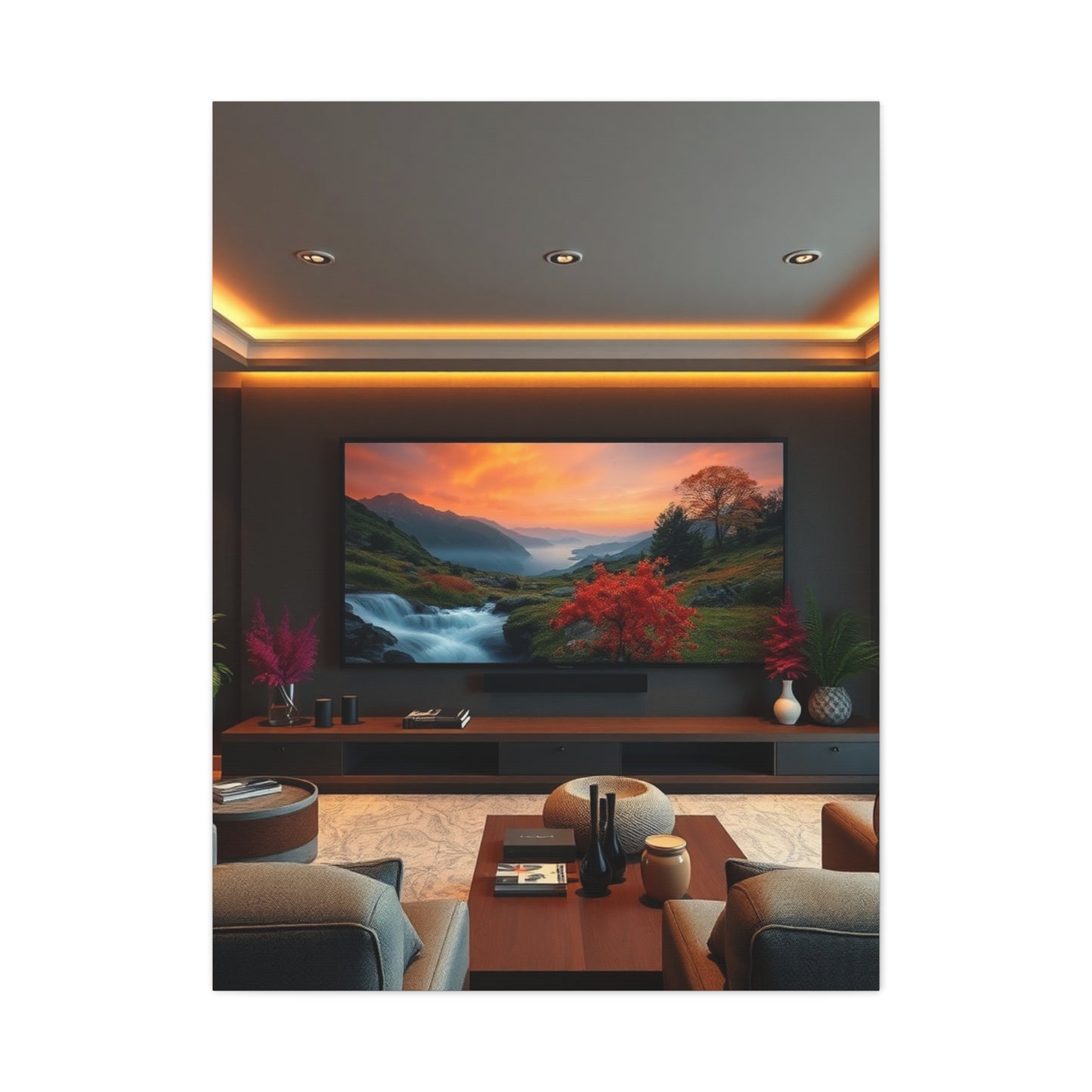 Elite Home Theatre Decor Art Vision Wall Art & Canvas Print