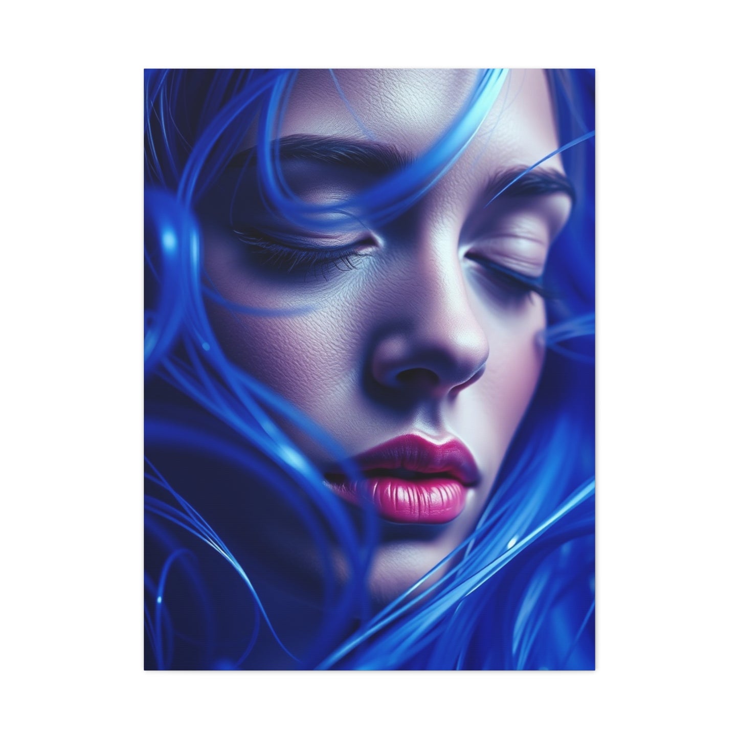 Supreme Blue Music Art Collection Wall Art & Canvas Print