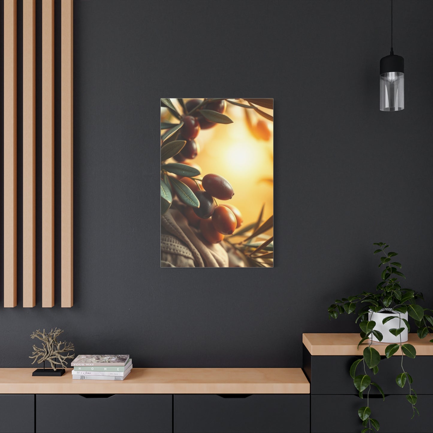 Luminous Olive Masterpiece