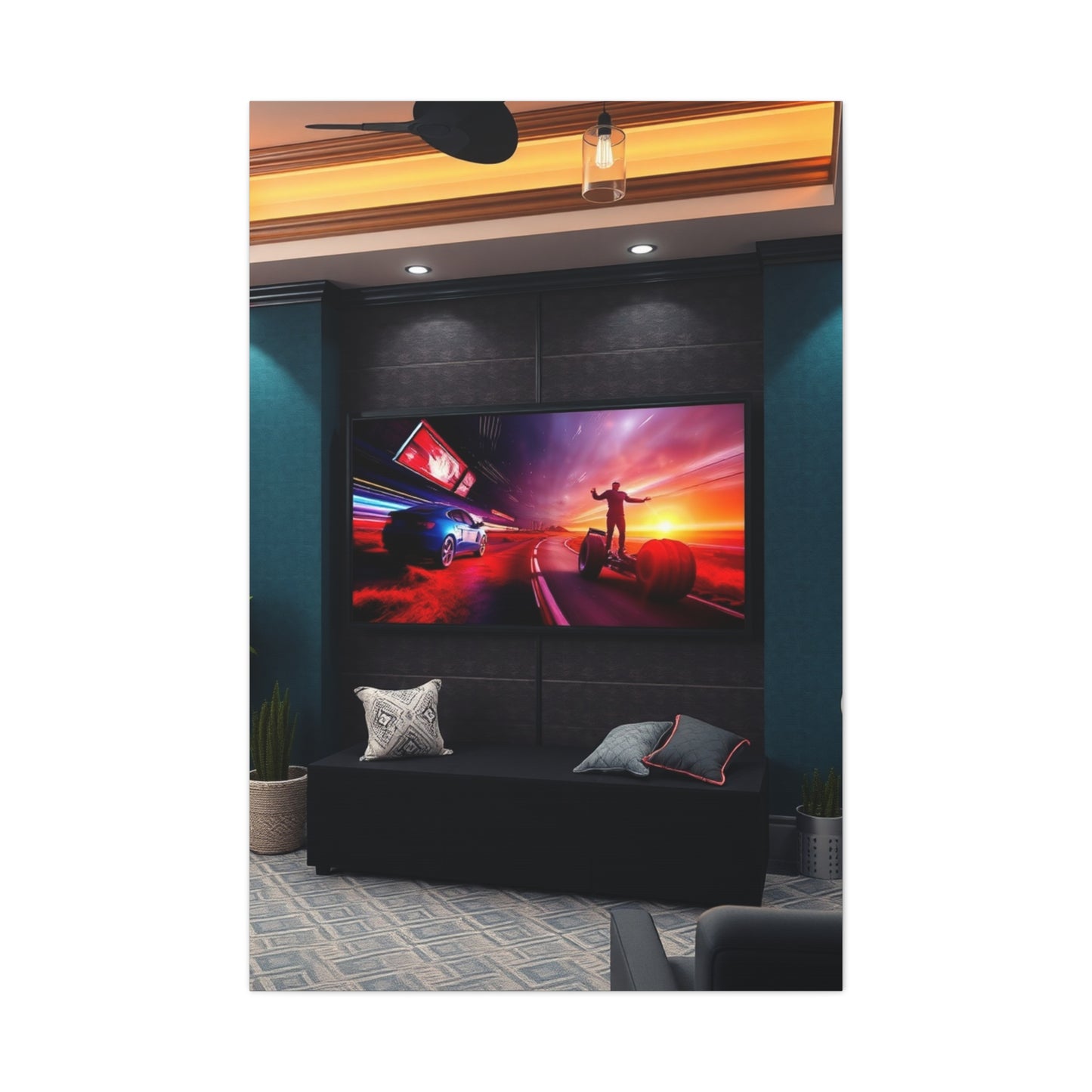 Home Theatre Decor Art Supreme Gallery Wall Art & Canvas Print
