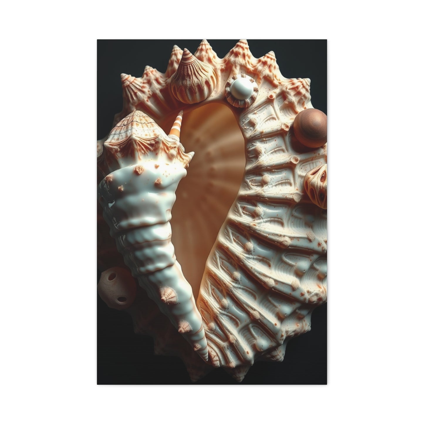 Masterpiece Shells Art Vision Wall Art & Canvas Print