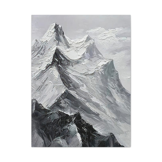 High Mountains Grey Wall Art & Canvas Prints