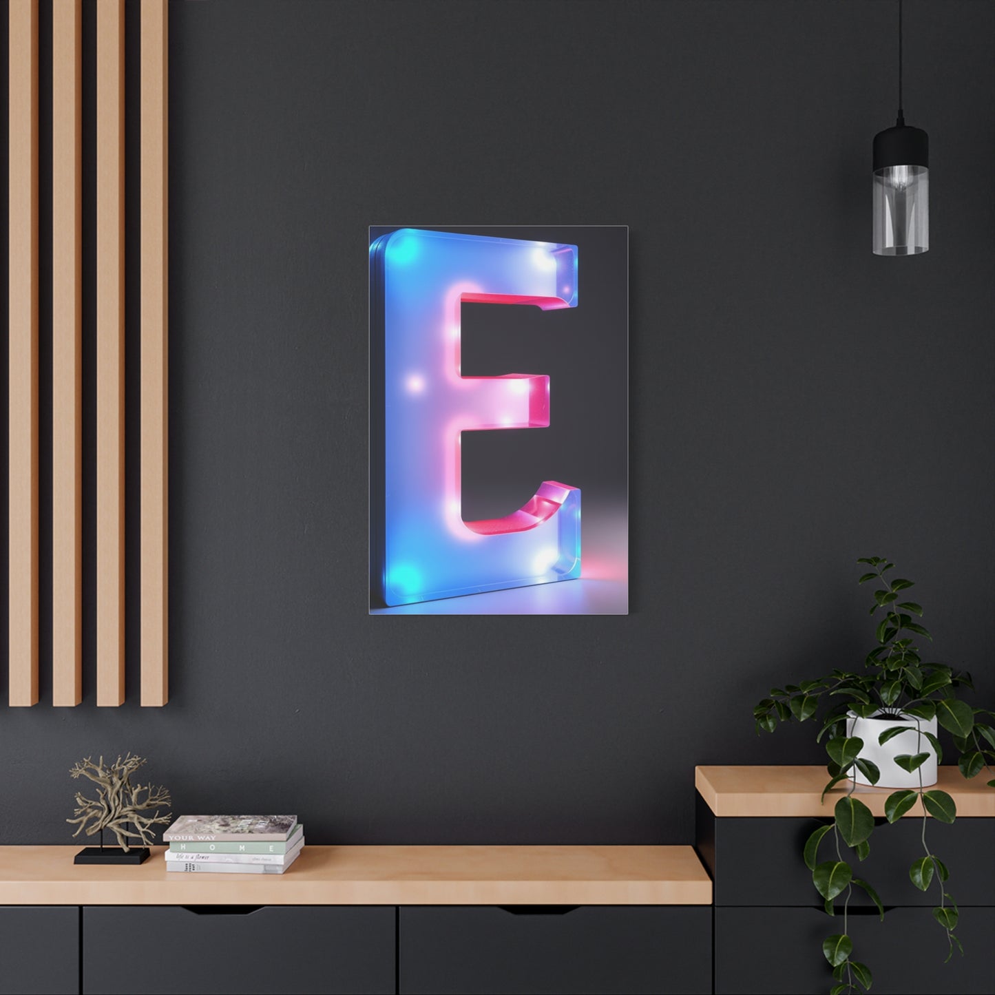 The Letter E - Art Luxury Canvas Wall Art & Canvas Print