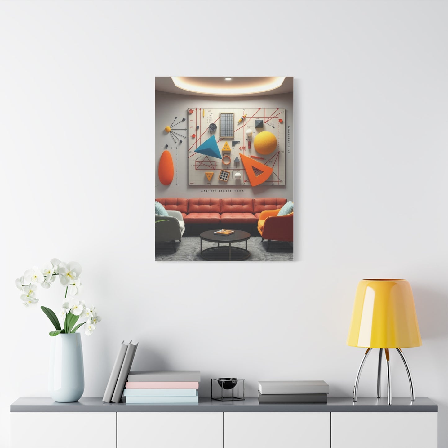 Supreme Modern Math Art for Creative Spaces Collection Wall Art & Canvas Print